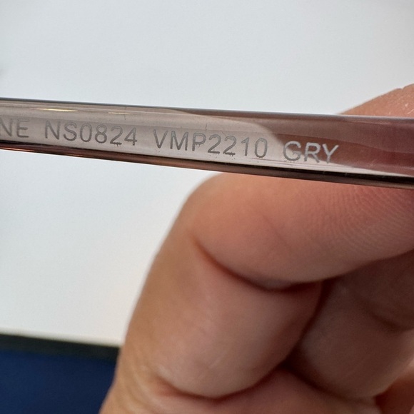 Two Pair of NINE WEST Plastic Frames  Bordeaux/Gray Eyeglasses 52x17x141 EUC - Picture 9 of 9